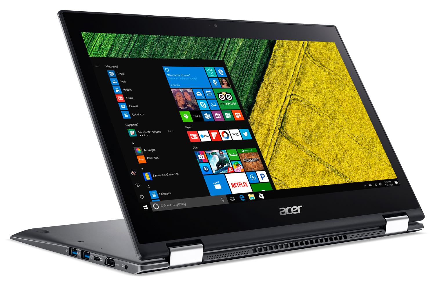 Image du PC portable Acer Spin 5 SP513-52N-51V2 Noir tactile