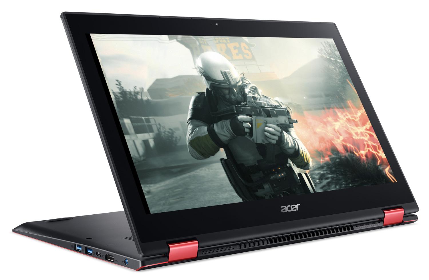 Image du PC portable Acer Nitro 5 Spin NP515-51-504F Noir/Rouge tactile