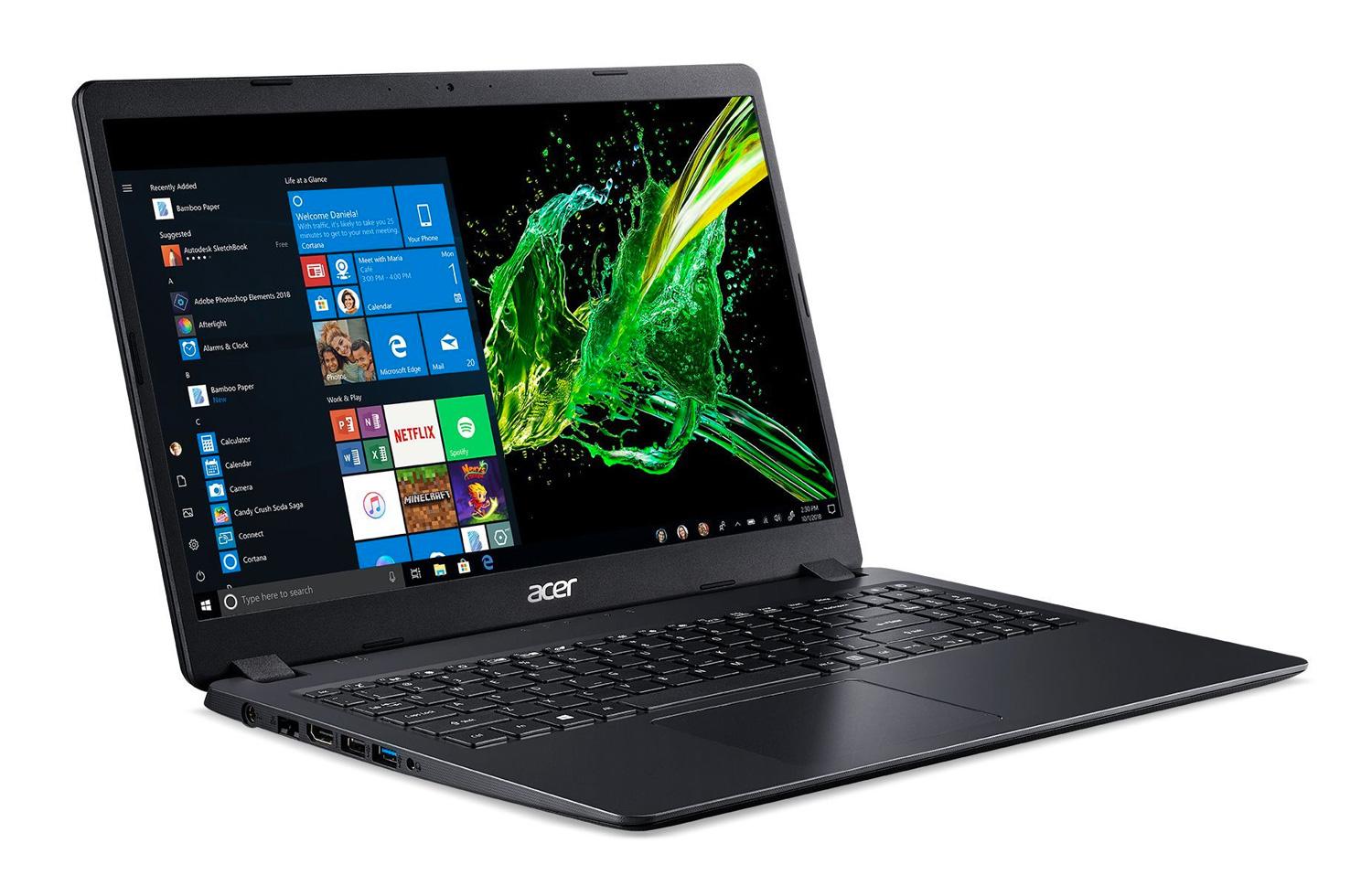 Image du PC portable Acer Aspire 3 A315-54-58TX Noir - SSD 512 Go