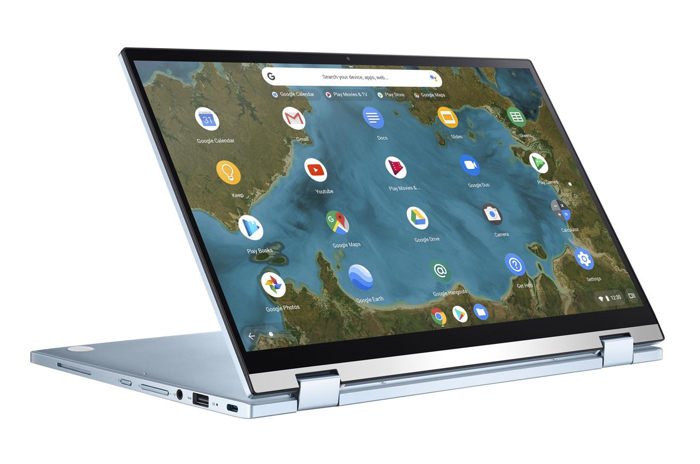 Image du PC portable Asus Chromebook Flip C433TA-AJ0034 Bleu - 2en1 Tactile (Chrome OS)