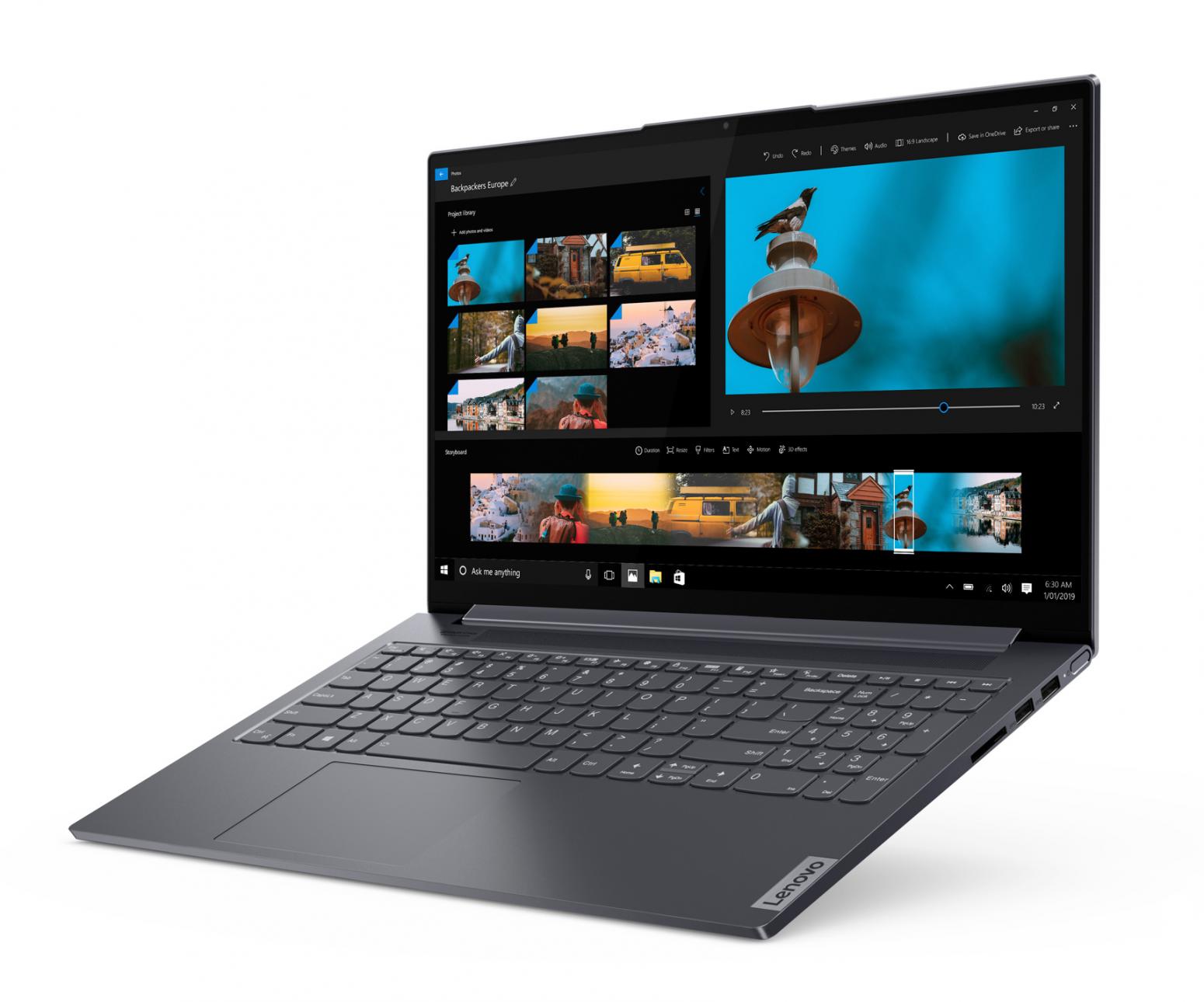 Image du PC portable Lenovo Yoga Slim 7 15IIL05 (82AA001KFR) Gris bleu