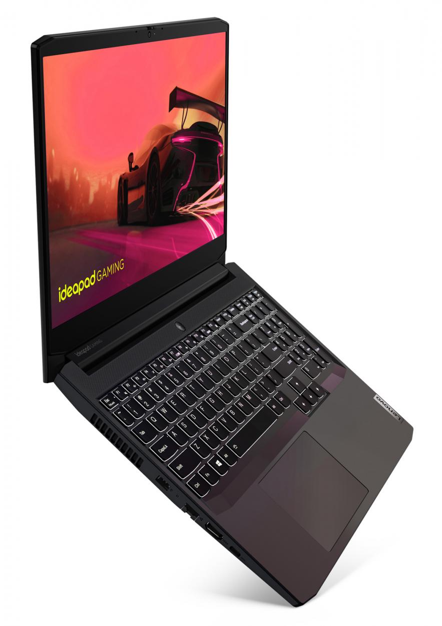 Ordinateur portable Lenovo IdeaPad Gaming 3 15IHU6 (82K10039FR) Noir - RTX 3050 90W, 120Hz - photo 5