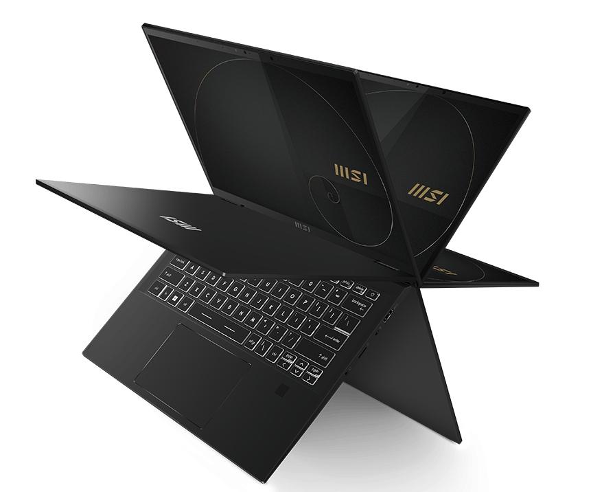 Image du PC portable MSI Summit E14 Flip Evo A12MT-042FR Noir - Tablette