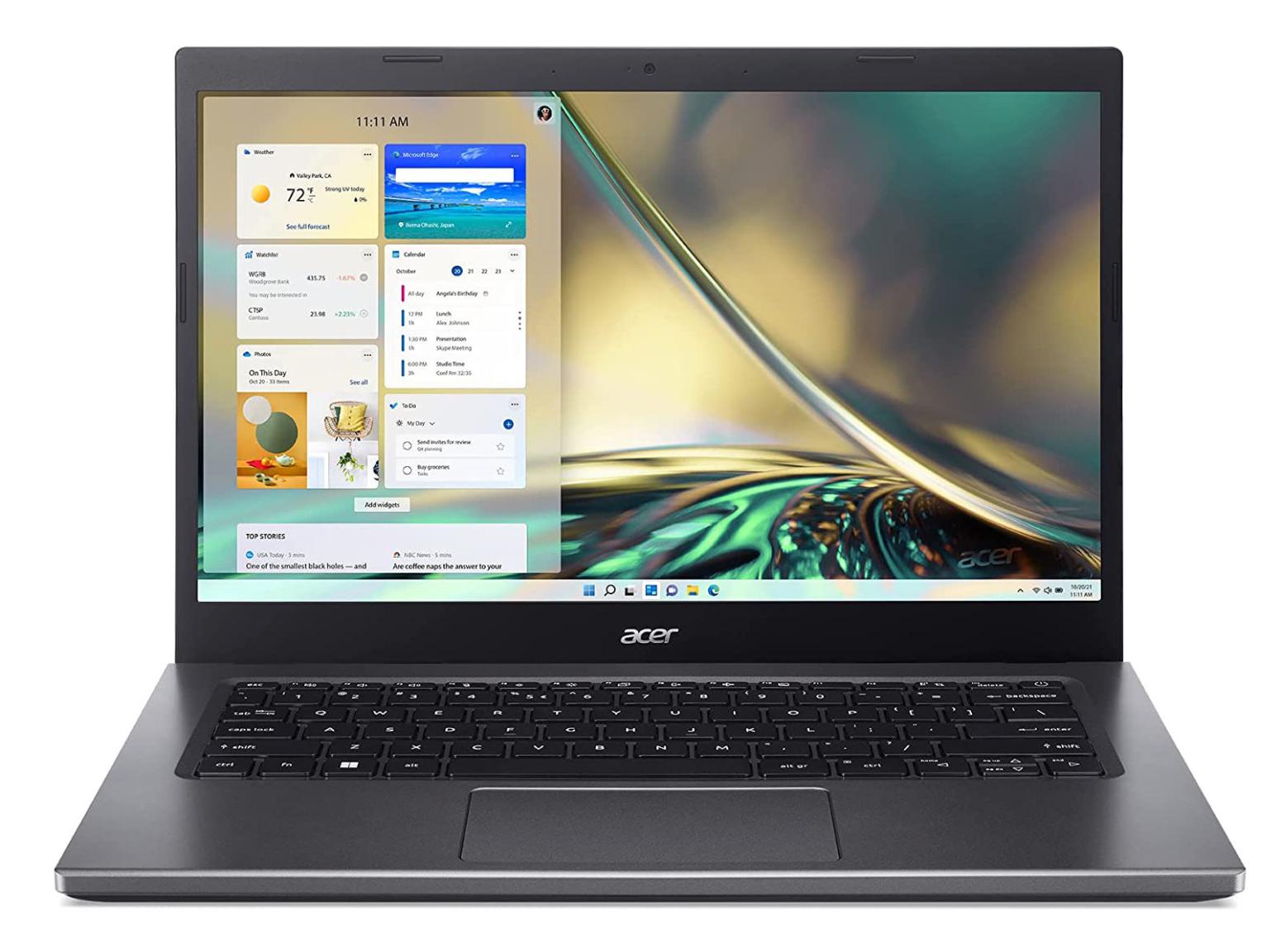 Afbeelding van de Acer Aspire 5 A514-55G-3750 zilveren laptop - MX550