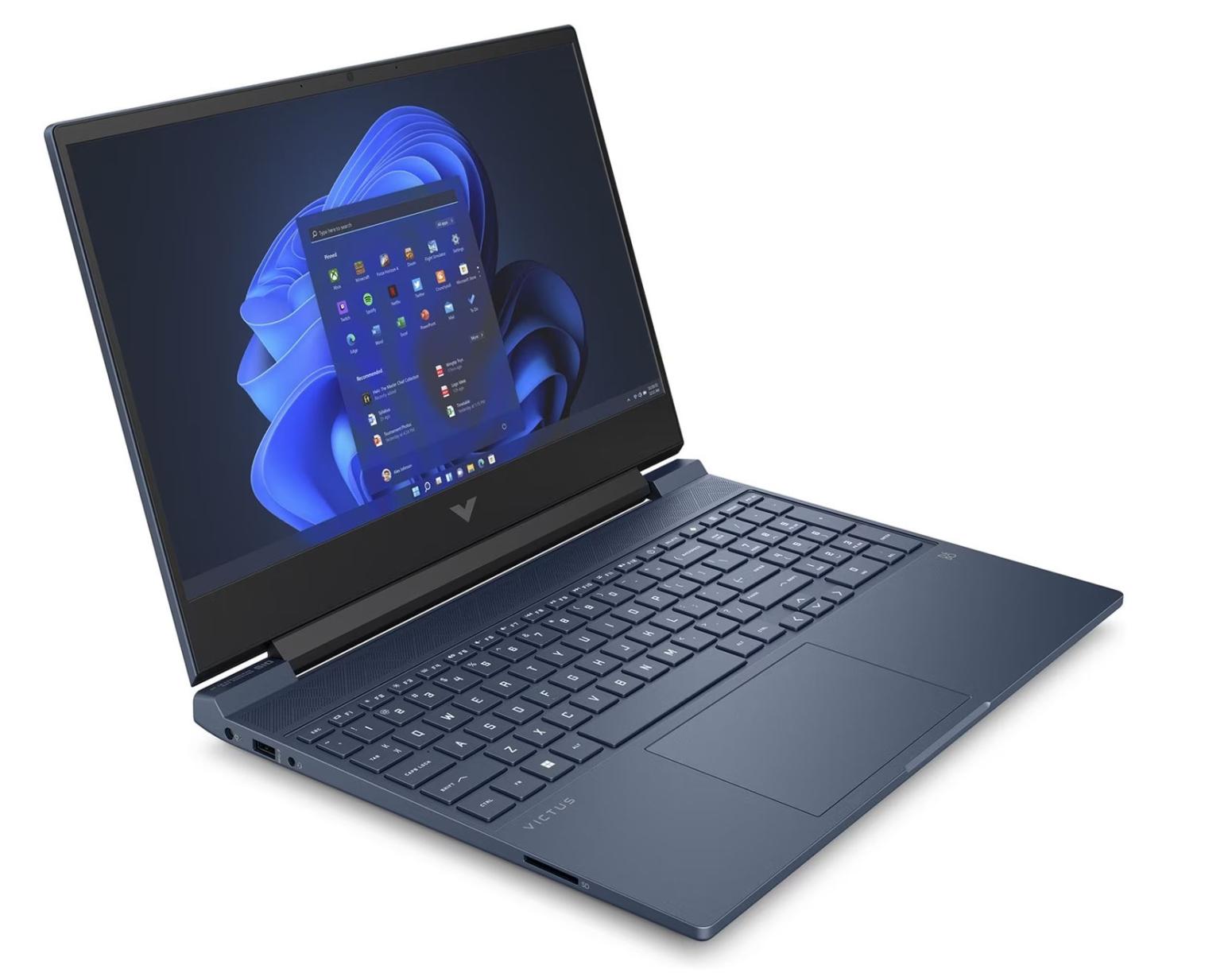 Image du PC portable HP Victus Gaming 15-fa1123nf Bleu - RTX 4060, 144Hz