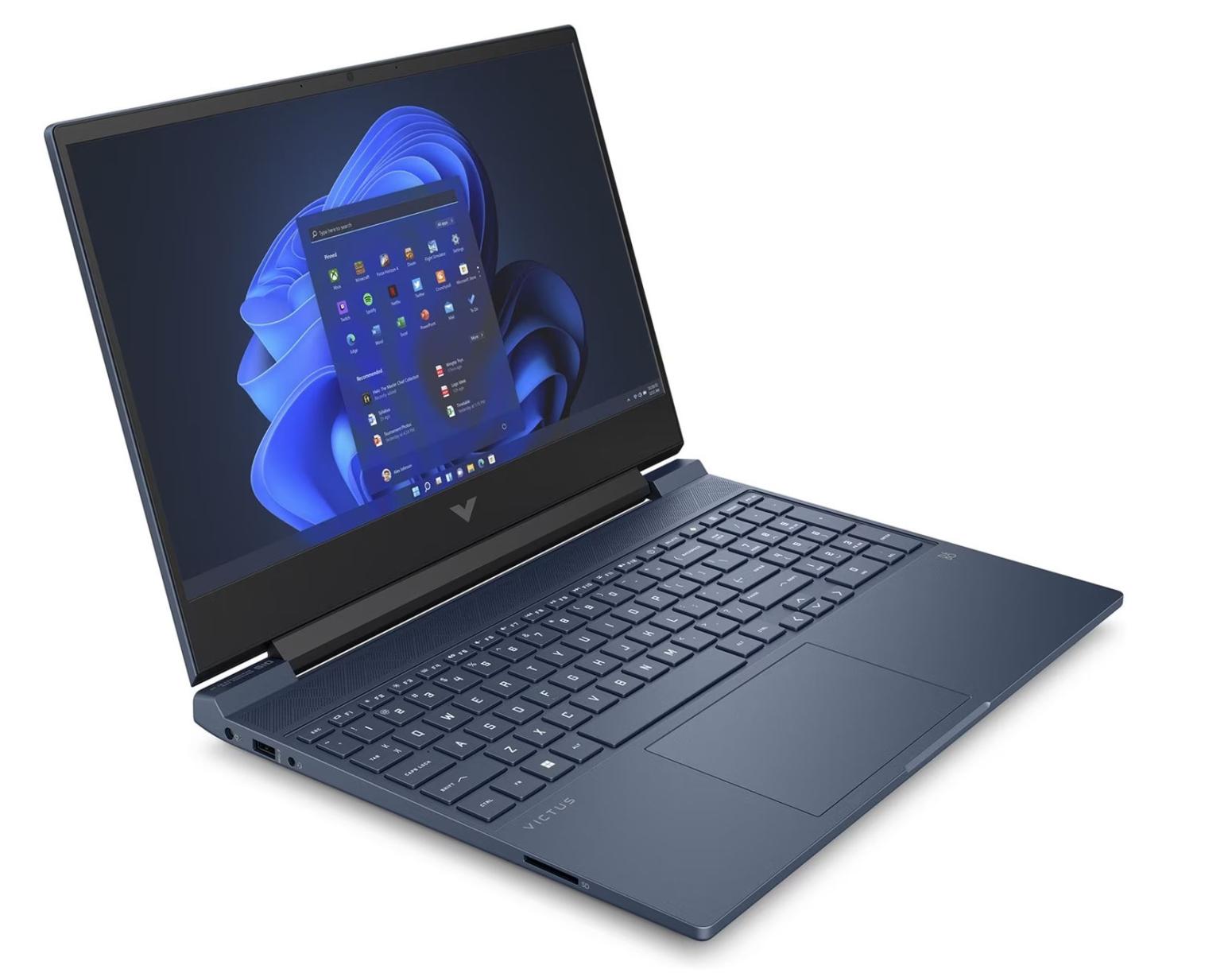 Image du PC portable HP Victus Gaming 15-fa0000sf Bleu - RTX 3050 Ti