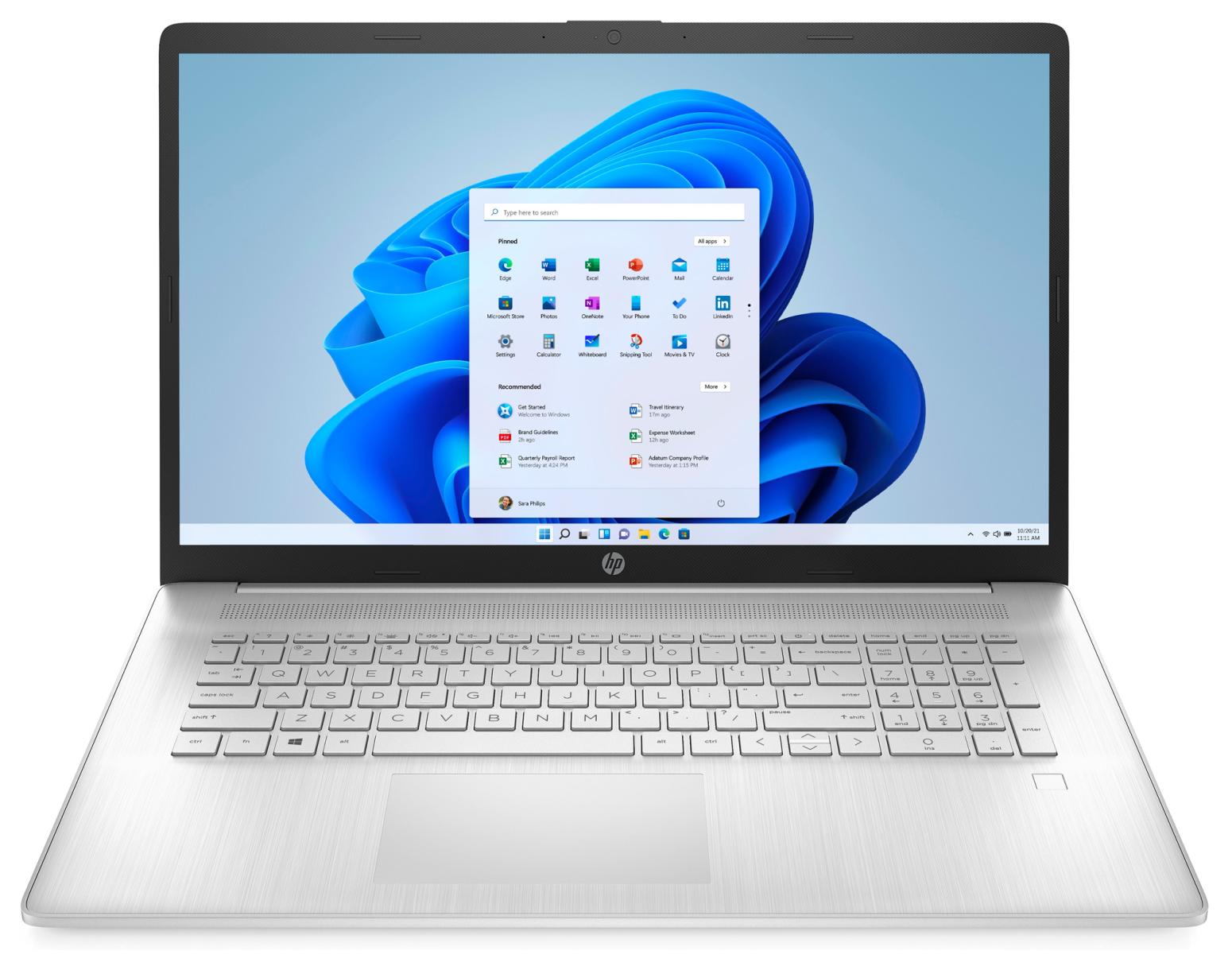 Image du PC portable HP 17-cp3000nf Argent - SSD 1 To