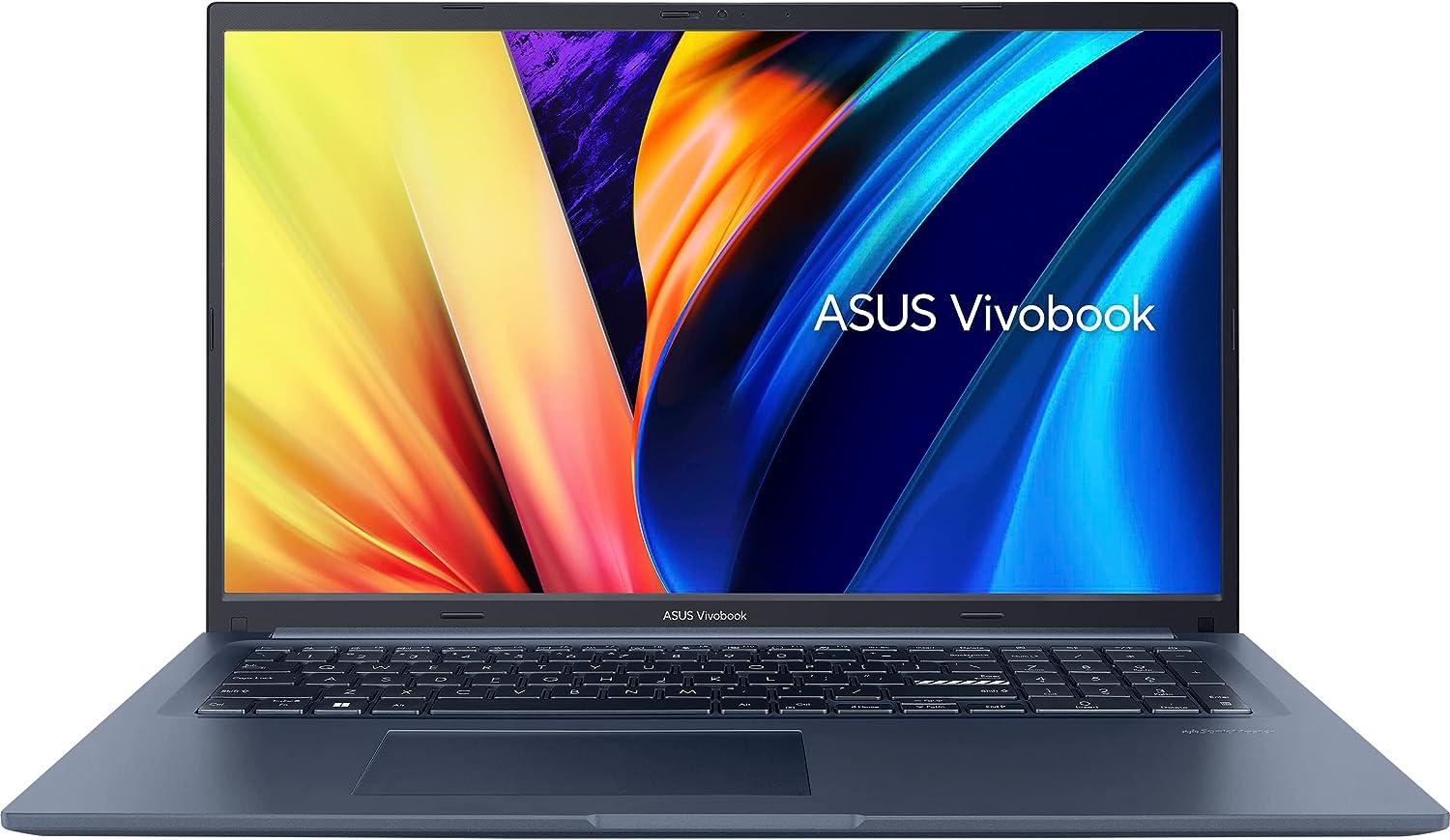 Afbeelding van de Asus VivoBook 17 S1702QA-AU134W Blauwe laptop