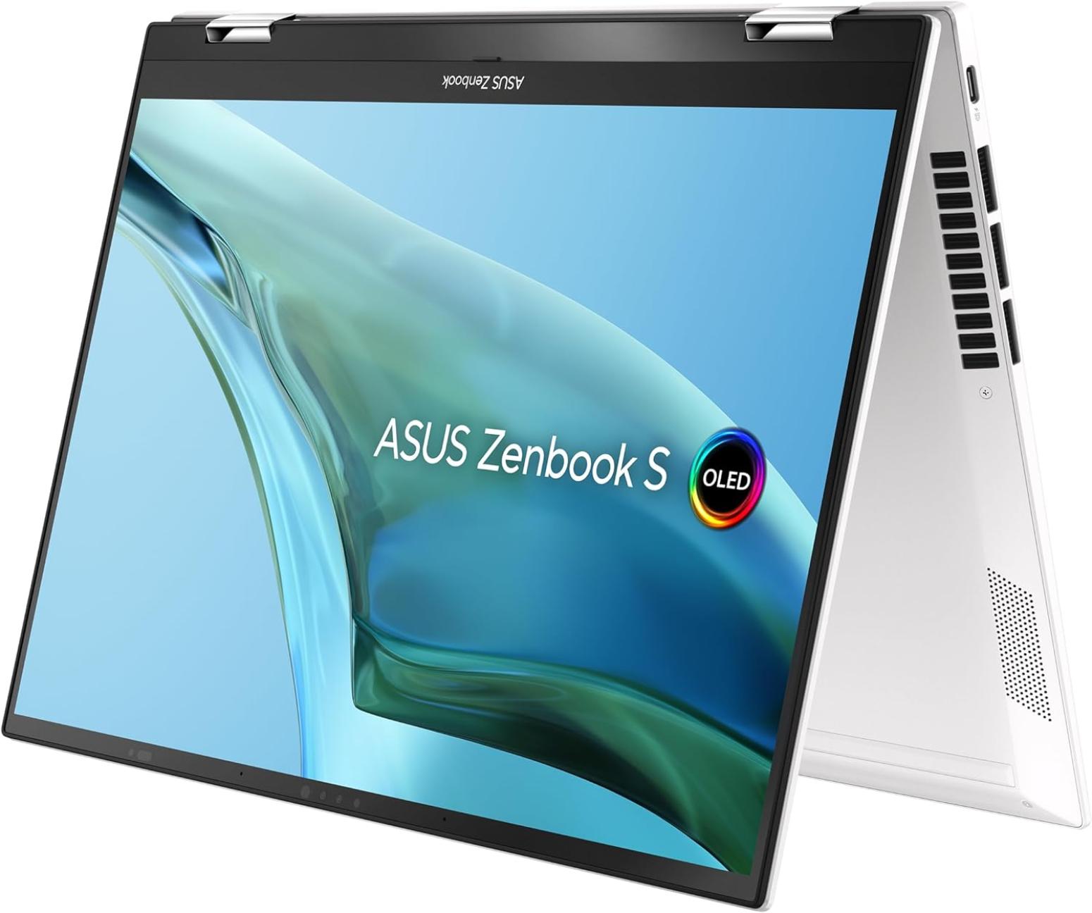 Image du PC portable Asus ZenBook S 13 Flip OLED UP5302ZA-LX235W Bleu - 2.8K OLED